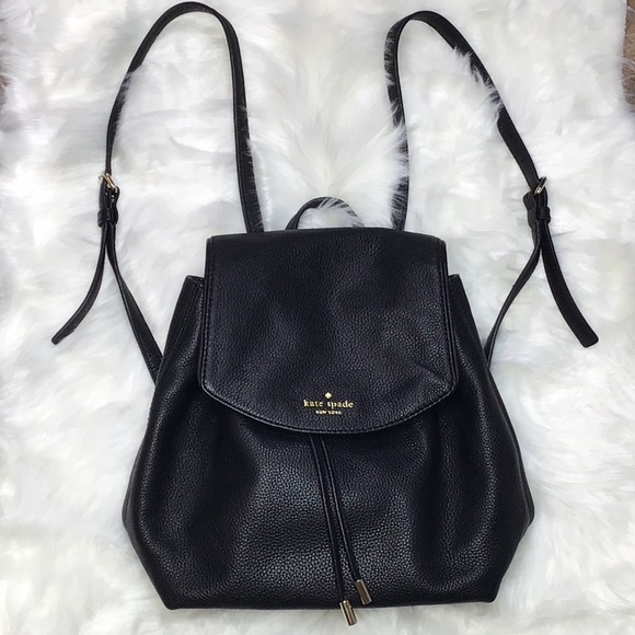 kate spade Handbags - Kate Spade Mulberry Backpack Black Leather…